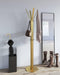 Gorillz Stack - Kapstok Staand - Staande kapstok - Metaal - 12 Kapstok haken - 174,5 cm - Goud / Gold