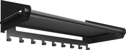 Gorillz Switch - Wandkapstok - 9 Haken - Met Hoedenplank - Stevig Staal - Zwart