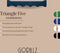 Gorillz Triangle Five - Wandkapstok - 5 haken - 70 x 5 x 12 cm - Blauw