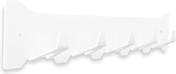 Gorillz Triangle Five Wandkapstok – Stijlvol en Praktisch Industrieel Design - Wit