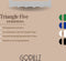 Gorillz Triangle Five Wandkapstok – Stijlvol en Praktisch Industrieel Design - Wit