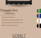 Gorillz Triangle Five Wandkapstok – Stijlvol en Praktisch Industrieel Design - Zwart