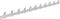 Gorillz Trim 100 - Kapstok van 1 meter - 22 Haken - Metaal - Wit