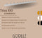 Gorillz Trim 100 - Kapstok van 1 meter - 22 Haken - Metaal - Wit