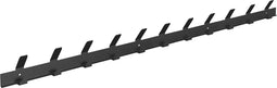Gorillz Trim 100 - Kapstok van 1 meter - 22 Haken - Metaal - Zwart