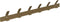 Gorillz Trim 50 Kapstok -12 haken (lengte) 55 cm - Metaal - Mat Goud