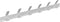 Gorillz Trim 50 Kapstok -12 haken (lengte) 55 cm - Metaal - Wit
