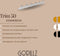 Gorillz Trim 50 Kapstok -12 haken (lengte) 55 cm - Metaal - Wit