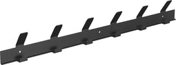 Gorillz Trim 50 Kapstok -12 haken (lengte) 55 cm - Metaal - Zwart