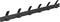 Gorillz Trim 50 Kapstok -12 haken (lengte) 55 cm - Metaal - Zwart