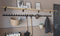 Gorillz Trim 50 Kapstok -12 haken (lengte) 55 cm - Metaal - Zwart