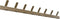 Gorillz Trim 75 Kapstok - 16 Haken (lengte) 75 cm - Metaal - Goud