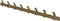 Gorillz Trim 75 Kapstok - 16 Haken (lengte) 75 cm - Metaal - Goud