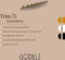 Gorillz Trim 75 Kapstok - 16 Haken (lengte) 75 cm - Metaal - Goud