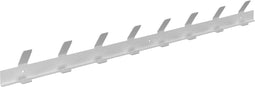 Gorillz Trim 75 Kapstok - 16 Haken (lengte) 75 cm - Metaal - Wit