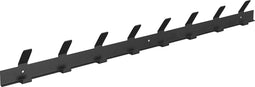 Gorillz Trim 75 Kapstok - 16 Haken (lengte) 75 cm - Metaal - Zwart