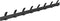 Gorillz Trim 75 Kapstok - 16 Haken (lengte) 75 cm - Metaal - Zwart