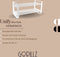 Gorillz Unify - Schoenenbank - Met opbergruimte - Schoenenrek - Schoenenkast - 8 Paar - 80 cm Opbergrek - Wit