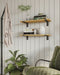 Gorillz Wagon 20 Industriële Plankdragers L-vorm - Plankendragers voor Wandplank - 20 cm Staal - Zwart