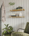 Gorillz Wagon 25 Industriële Plankdragers L-vorm - Plankendragers voor Wandplank - 25 cm Staal - Wit