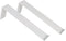 Gorillz Wagon 30 Industriële Plankdragers L-vorm - Plankendragers voor Wandplank - 30 cm Staal - Wit