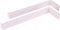 Gorillz Wagon 30 Industriële Plankdragers L-vorm - Plankendragers voor Wandplank - 30 cm Staal - Wit