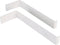 Gorillz Wagon 30 Industriële Plankdragers L-vorm - Plankendragers voor Wandplank - 30 cm Staal - Wit