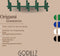 Gorillz Wandkapstok Origami - Wandkapstok - 20 haken - Groen