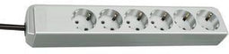 Brennenstuhl Eco-Line - Stekkerdoos 6-voudig - 150cm - Lichtgrijs