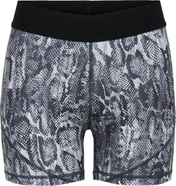 ONLY PLAY ONPKNOX AOP - Dames Sportbroek - Strakke pasvorm B-dry technologie - Zwart - Wit