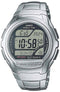 Casio Wave Ceptor WV-58RD-1AEF - Heren Horloge - Quartz - 43 mm - Zilverkleurig