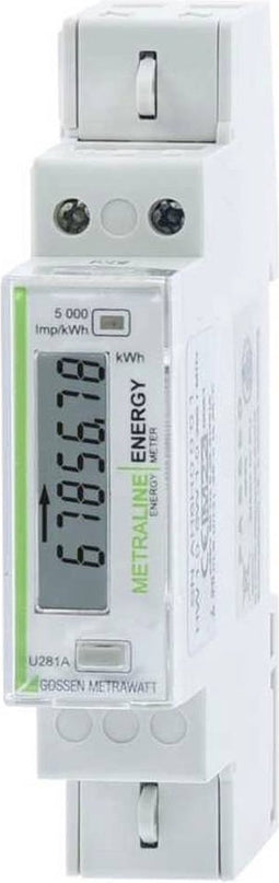 Gossen Metrawatt U281A METRALINE ENERGY kWh-meter 1-fase Digitaal Conform MID: Ja 1 stuk(s)