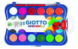 Gouache Giotto 30mm doos à 24 kleuren met penseel