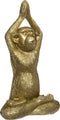 GOUDEN AAPJES YOGA beeldjes - groot model - 17 cm hoog - Set van 3 stuks