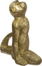 GOUDEN AAPJES YOGA beeldjes - groot model - 17 cm hoog - Set van 3 stuks