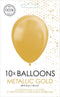 Gouden ballonnen metallic | 10 stuks (multi)