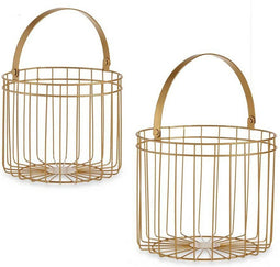 Gouden Mand Metaal (2 Stuks)