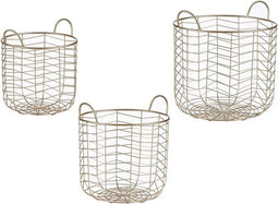 Gouden Mand Metaal (3 Stuks)