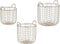 Gouden Mand Metaal (3 Stuks)