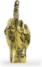 Gouden middelvinger beeldje - Bitten Design