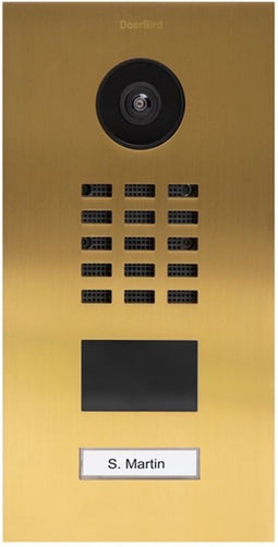 DoorBird 423870055 Buitenunit voor Video-deurintercom via WiFi LAN RVS (geborsteld)