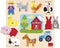 Goula Vormenpuzzel Boerderij Junior Hout 12 Stukjes