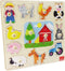 Goula Vormenpuzzel Boerderij Junior Hout 12 Stukjes