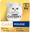 Gourmet Gold Fijne Mousse Multi Pack - Kattenvoer - 8 x 85 g