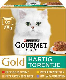 Gourmet Gold Hartig Torentje 8 x 85 gr