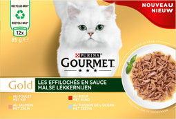 Gourmet Gold Multipack Malse Lekkernijen 12 x 85 gr