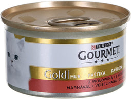 GOURMET Gold Rundvlees - nat kattenvoer - 85g