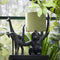 Light & Living Deco Beeld Giraffe - Metaal - Zwart - 29x25x7 cm (BxHxD)