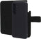 Mobiparts Galaxy A55 - 2 in 1 Wallet Case - Echt leer met uitneembare backcover - Zwart