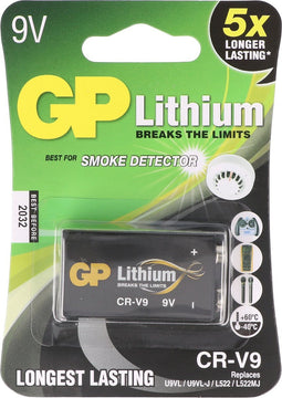 GP 9V Lithium Batterij - 1 stuk